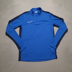 Nike Academy 23 Drill Top 1/4 Zip Pullover Men Medium Blue Jacket DR1352-463