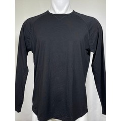 Paragon Black Long Sleeve Activewear Performance T-Shirt Men’s LARGE