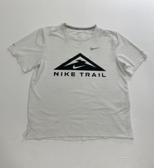 rare Nike Trail Dri-FIT ADV Stride Short-Sleeve Shirt Men’s Small White
