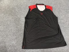 AND1 Tank Jersey Mens 2XL Black Red Sleeveless Basketball Athletic Training