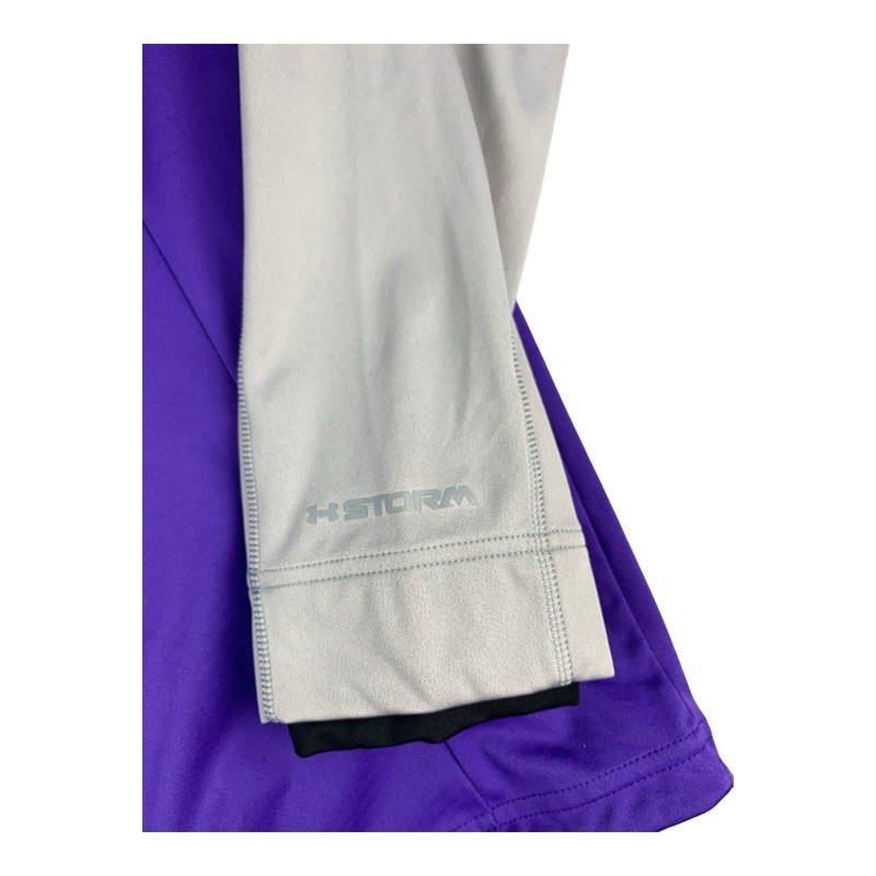 Under Armour Men's Storm Windstrike 1/4 Zip Pullover Top, Purple Size XL gallery