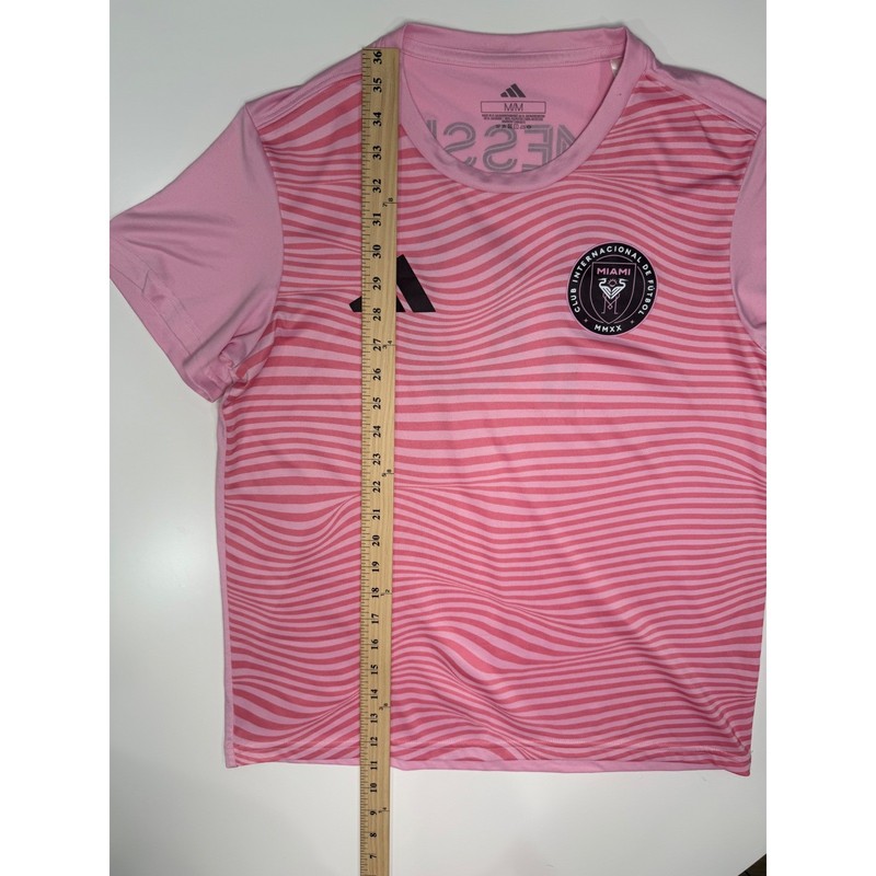 Adidas Inter Miami CF Messi 10 Pink Jersey Mens Medium Soccer Shirt JJ2592 gallery