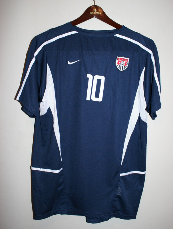 NEW Mens NIKE Dri Fit USA Soccer Futbol #10 Reyna Blue Jersey Shirt XXL 2XL gallery