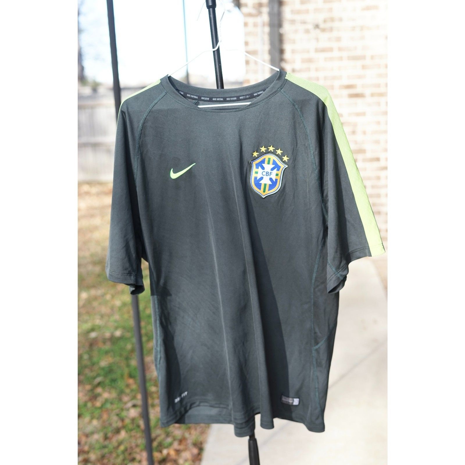 Nike 2014 Brazil CBF Dri-Fit Authentic Training Shirt gallery