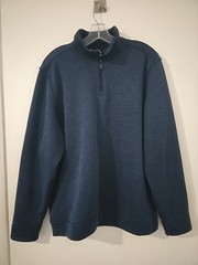 Under Armour UA Storm 1 Sweater Fleece Quarter Zip Mens XL Blue Golf Drive