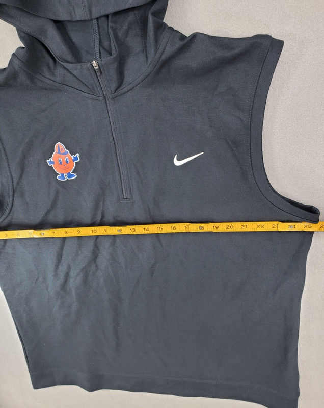 Nike Tour Golf Syracuse Sleeveless Performance Hoodie Mens Size XXL University gallery