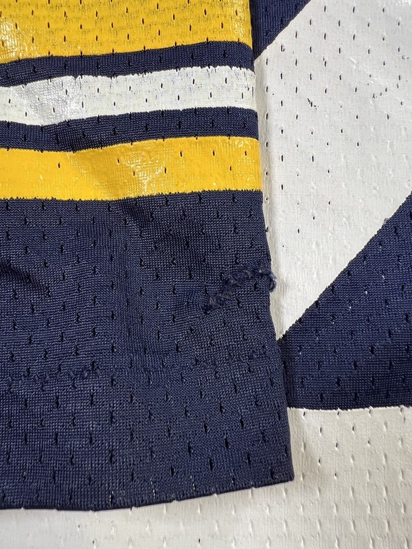 Vintage 80s Champion NFL Men's Navy Blue Football Jersey Size L #22 Made in USA gallery