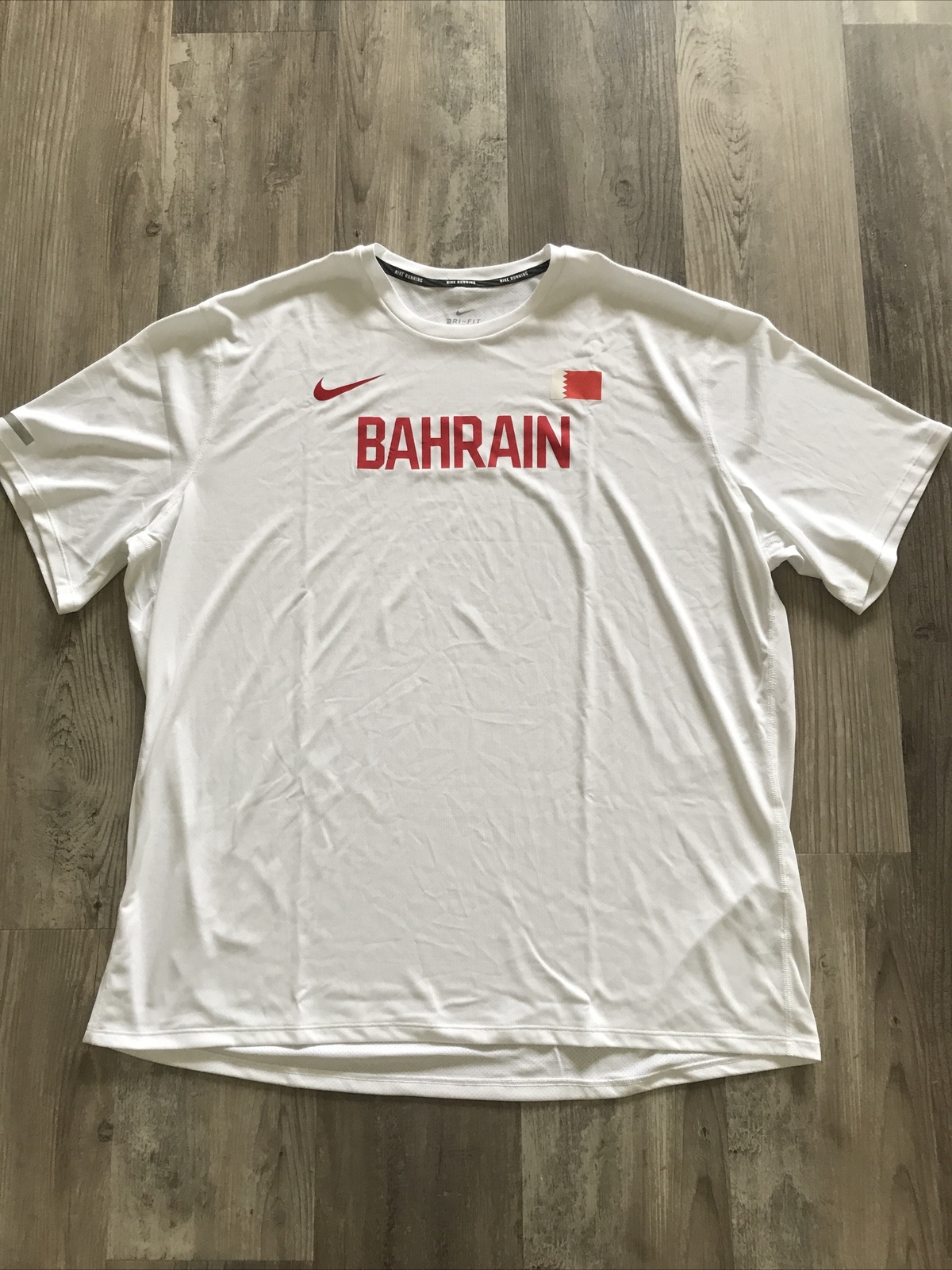Nike Men’s Sz 3XL Pro Elite Bahrain Track & Field White Red 800468-100 New gallery