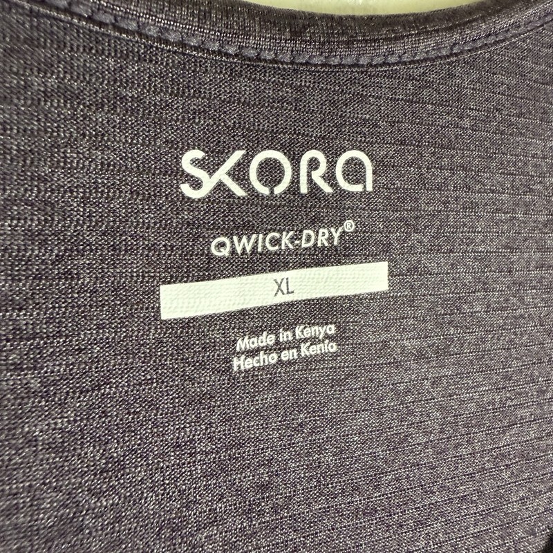 Skora Mens Running Sleeveless Shirt Qwick Dry Lightweight Breathable Purple XL gallery
