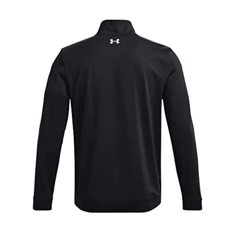 Under Armour Storm Midlayer 1/2 Zip Golf Pullover Black Fuse Teal - Men's 2XL gallery
