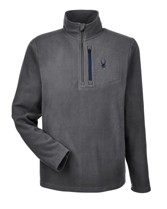 Spyder Mens Polar Transport Fleece Pullover Jacket Zip Neck Midlayer Size S NWT gallery