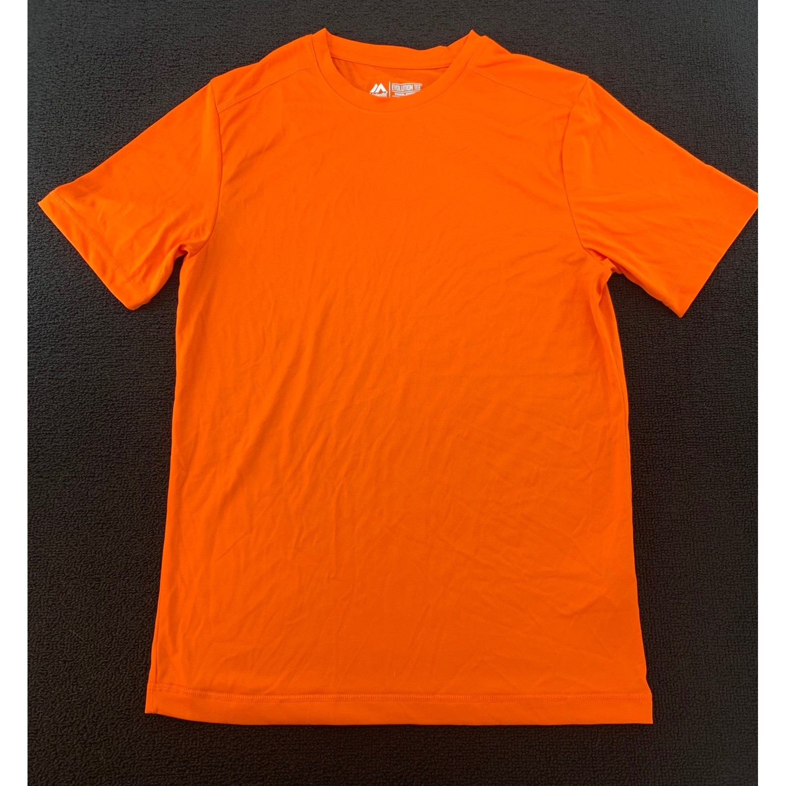 Majestic Evolution Tee Coolbase T Shirt Orange Short Sleeve Men's Size S gallery