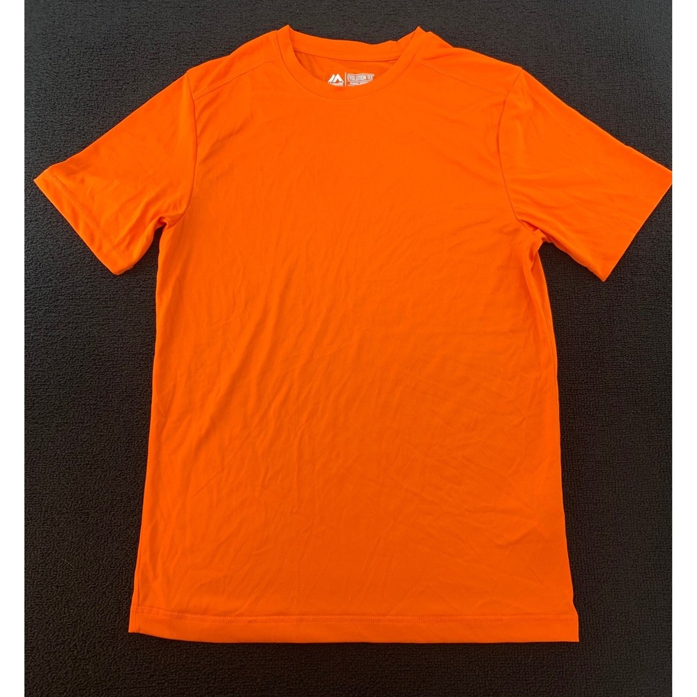 Majestic Evolution Tee Coolbase T Shirt Orange Short Sleeve Men's Size S