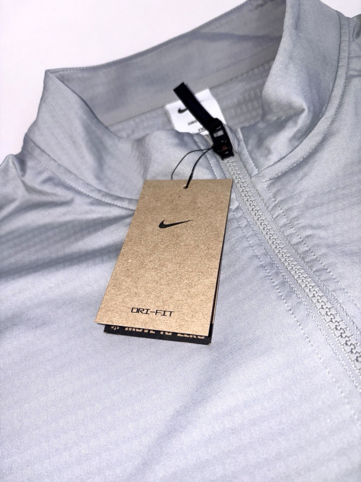 Nike Men’s 1/4 Zip Top Dri-fit Jumper Grey Size XXL Activewear Golf Gym Training gallery