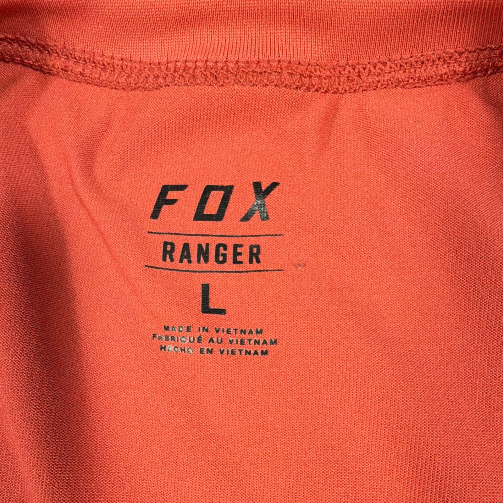 FOX Ranger Men's Jersey T-Shirt L Red Short Sleeve Cycling gallery