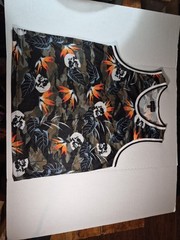 Men’s No Boundaries Mesh TankTop 2xl Camo Skull A674
