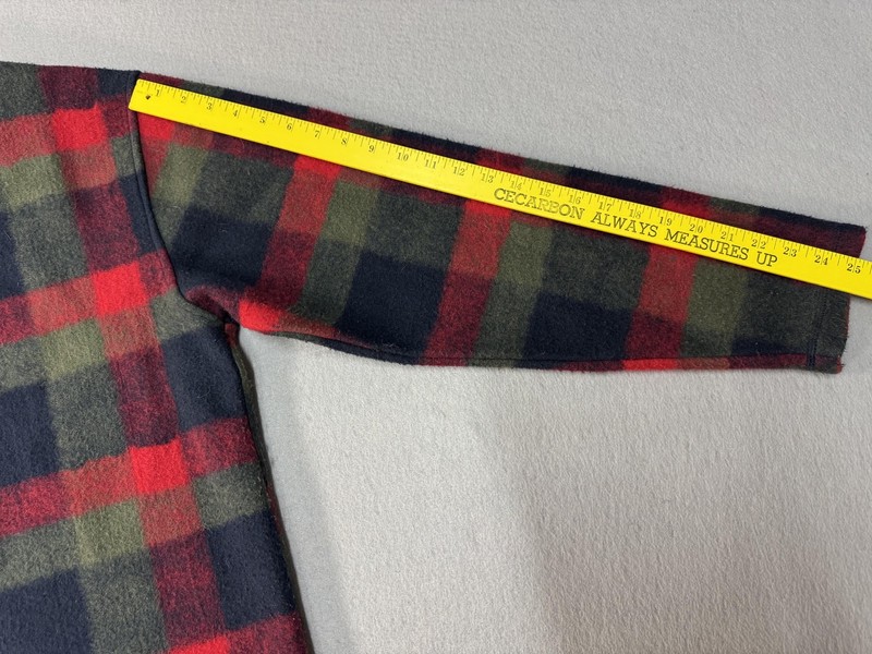 Orvis Pullover Mens Medium Red Black Green Buffalo Plaid Snap Button Outdoors gallery