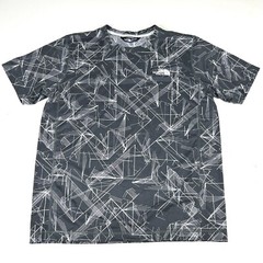 The North Face Flashdry Shirt Men’s Size Medium Gray Hiking Outdoor Geometric