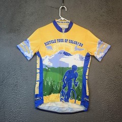 Bicycle Tour of Colorado Jersey Mens Medium Primal 10th Anniversary Cycling