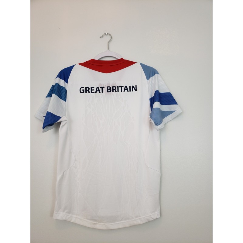 (Ju) Y2K Adidas Team GB Men's Top Size XS Soccer Jersey London 2012 Olympics gallery