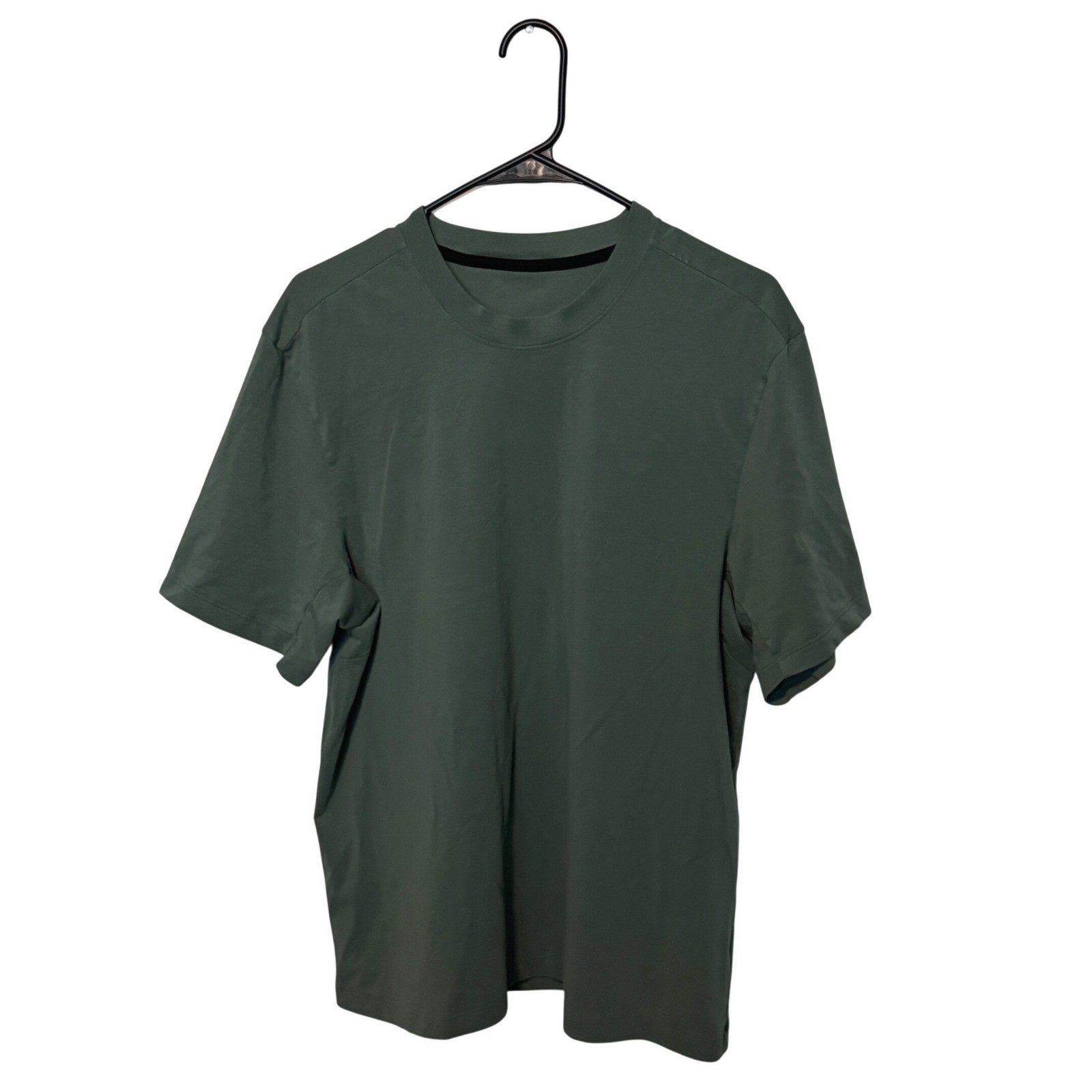 Lululemon Zeroed In Shirt Mens Medium Green Short Sleeve Crew Neck Performance gallery