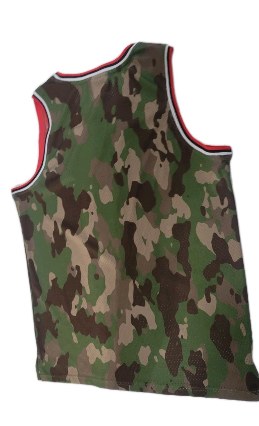 Pullonsy Men’s Cameroflash And Red Border Basketball Jersey Mesh Sz 2XL gallery