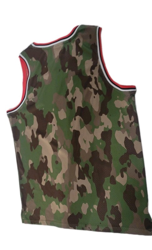 Pullonsy Men’s Cameroflash And Red Border Basketball Jersey Mesh Sz 2XL gallery