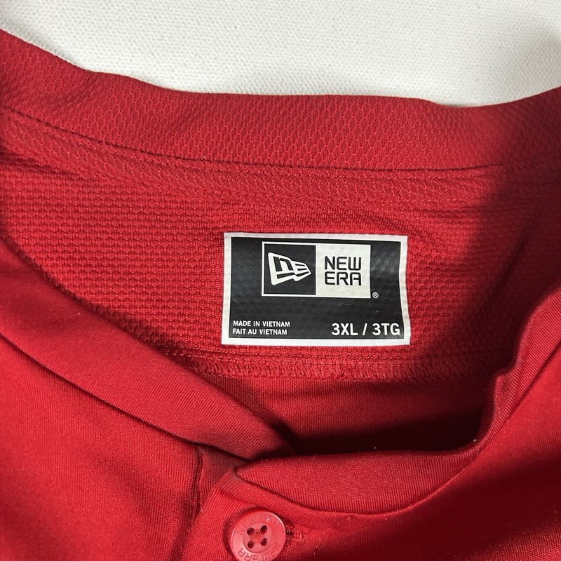 New Era x Live Ethika Soccer Jersey Shirt Men’s Size 3xl Red Short Sleeve gallery