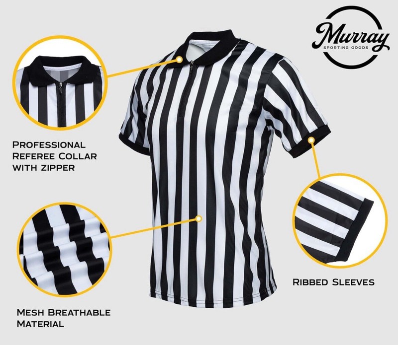 Murray Sporting Goods Men’s Referee Shirt Collared Short Sleeved LARGE gallery