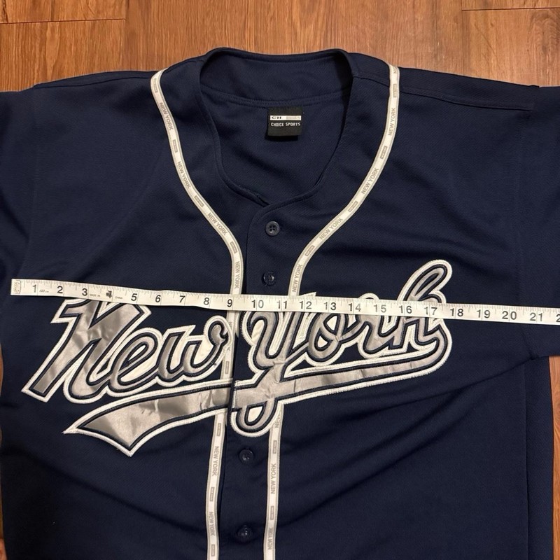 Y2K New York Baseball Jersey || Size XL/XXL ||No Flaws|| Same/Next Day Shipping gallery
