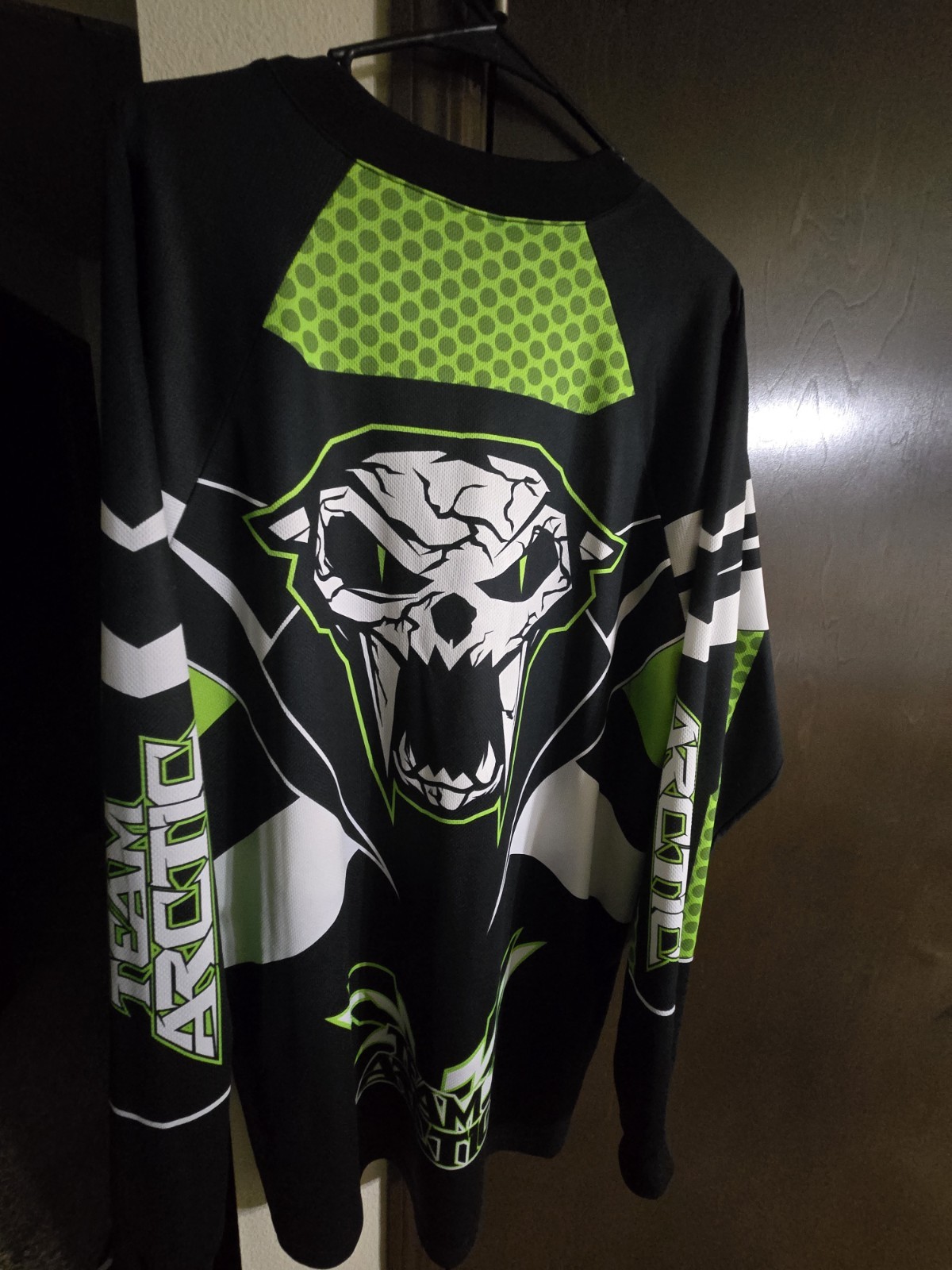 Mens ARCTIC CAT JERSEY size Large, Snowmobiling Apperel Padded Elbows gallery
