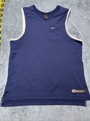 Vintage Nike Basketball Tank Men’s XL Y2K 90’s Casual Sports Logo Blue White