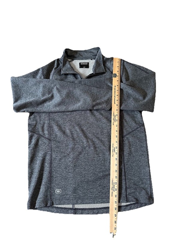 OGIO Endurance 1/4 Zip Pullover Mens Large Gray Performance Golf Long Sleeve gallery