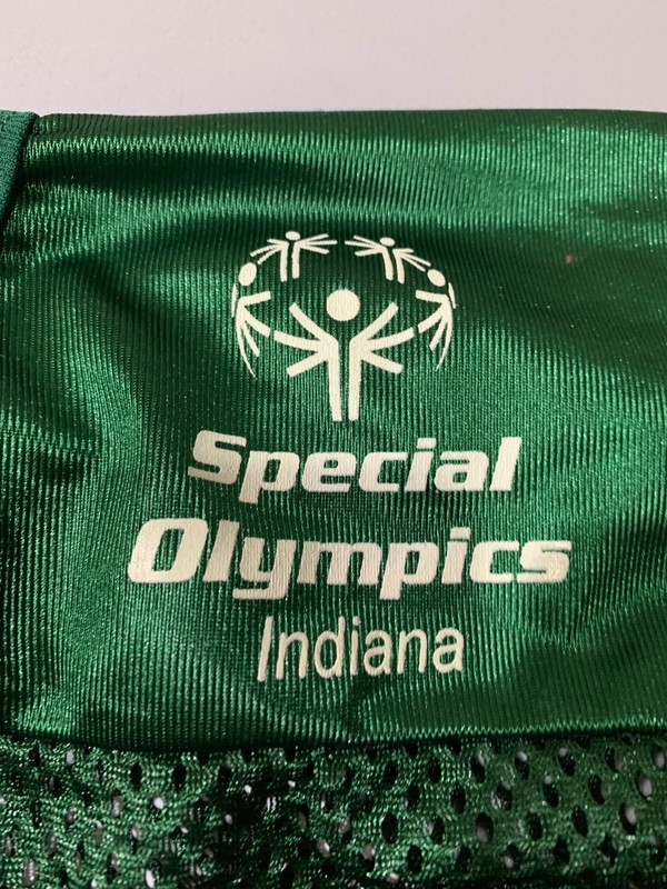 Adams USA Football Jersey Special Olympics Indiana Fulton County Green SZ L/XL gallery
