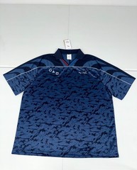 Puma X Squid Game Aop Jersey Mens XL Blue Printed Short Sleeve Spread Collar