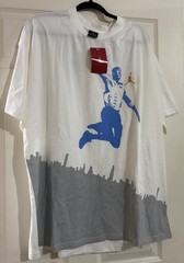NWT Nike Jordan Jumpman Air T-Shirt White/Blue Mens Size XL RARE Vintage
