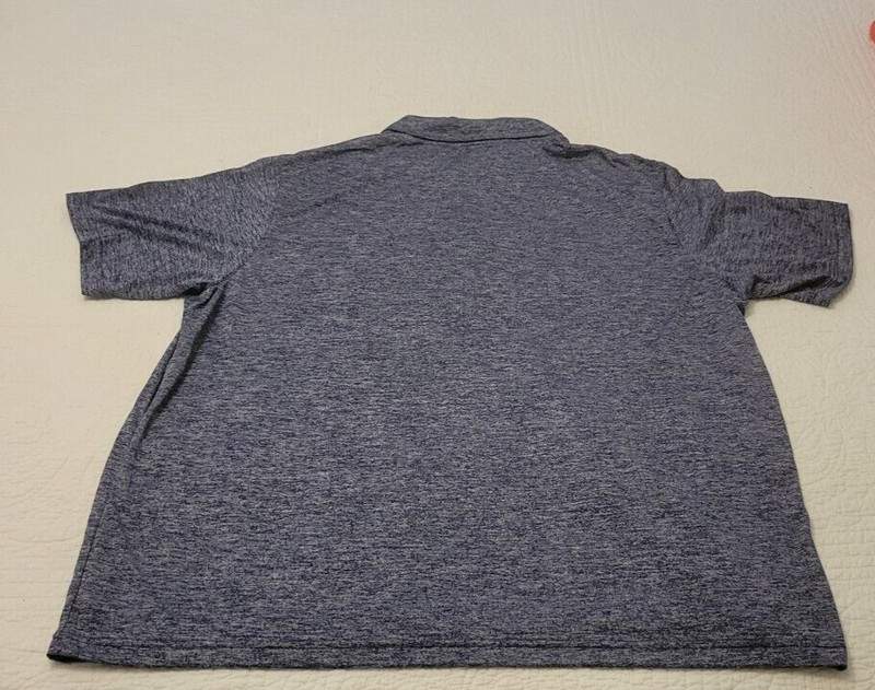 New PG Perfect Game Baseball Polo Button Shirt Men's Blue 2 Extra Large 2 XL NOS gallery