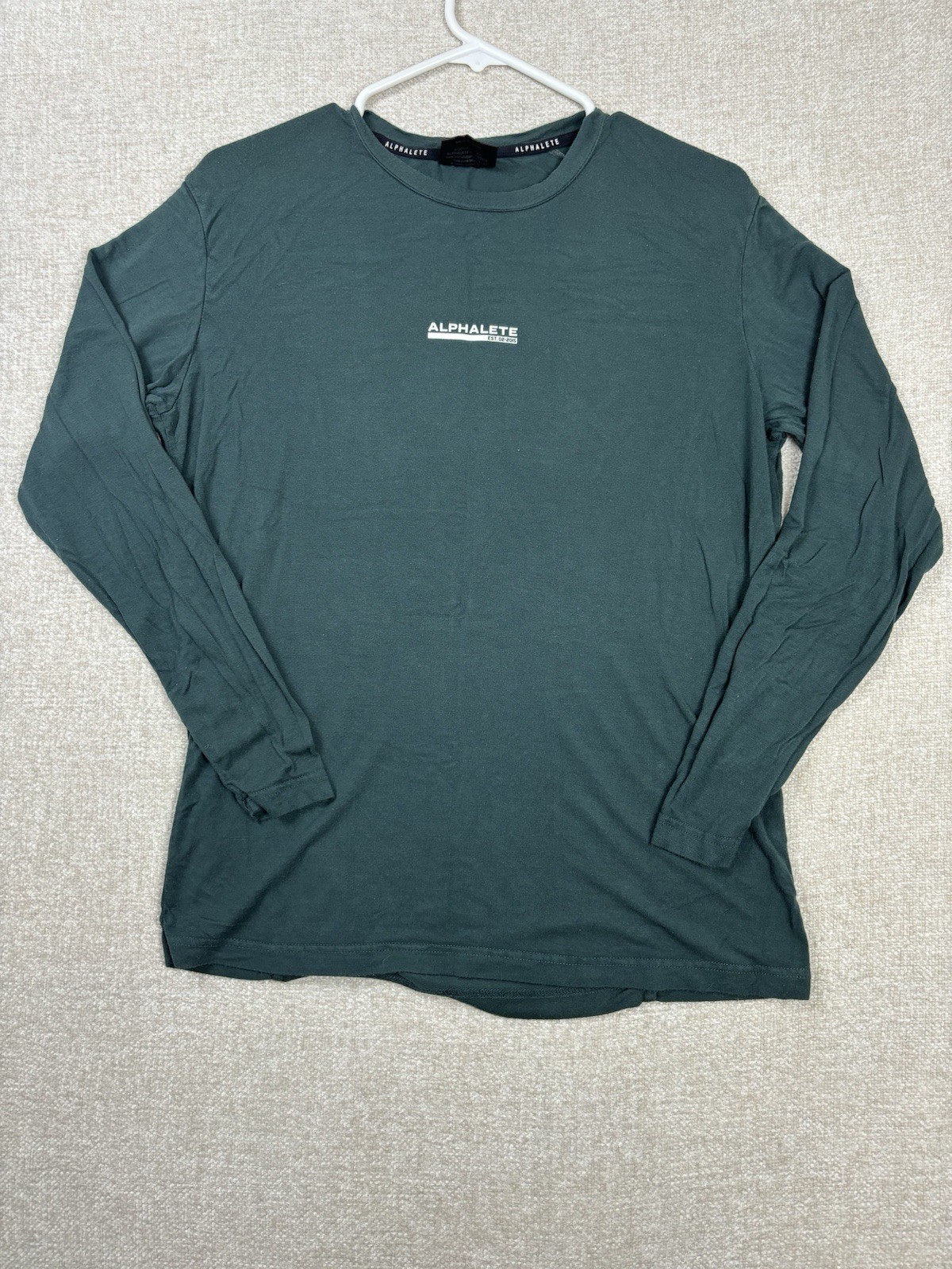Alphalete long sleeve tee Mens Size Medium / M Green gallery