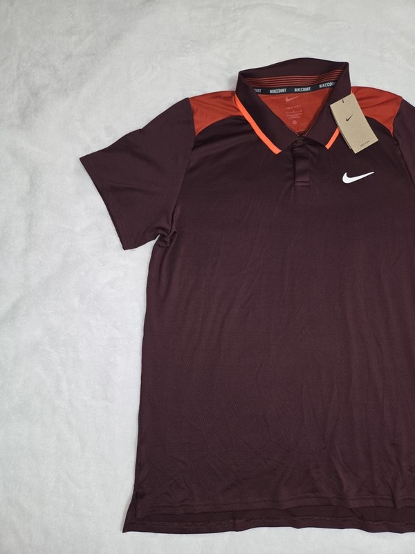 Nike Court Advantage Dri-fit Tennis Polo Shirt Men Large gallery