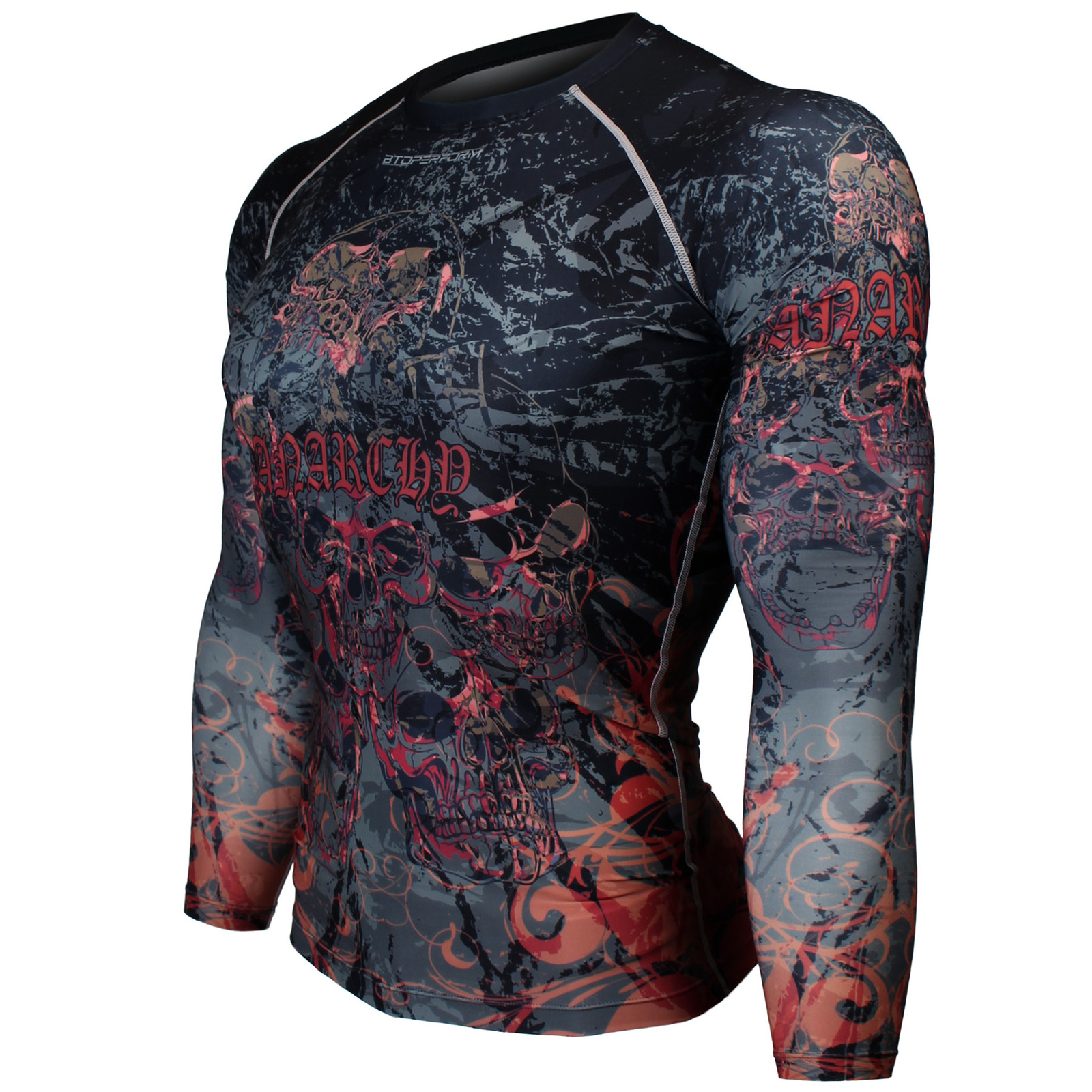 BTOPERFORM [FX-148] Skin Tight Compression Jiujitsu Rash guard Under Base layer gallery