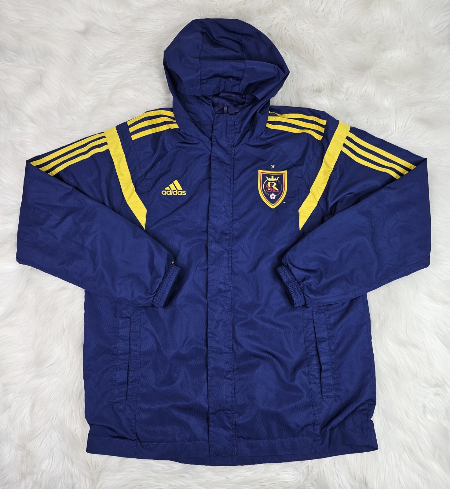 ADIDAS RSL LIFEVANTGE TRACK WINDBREAKER HOODIE ZIP BUTTON(L) ⚽️ gallery