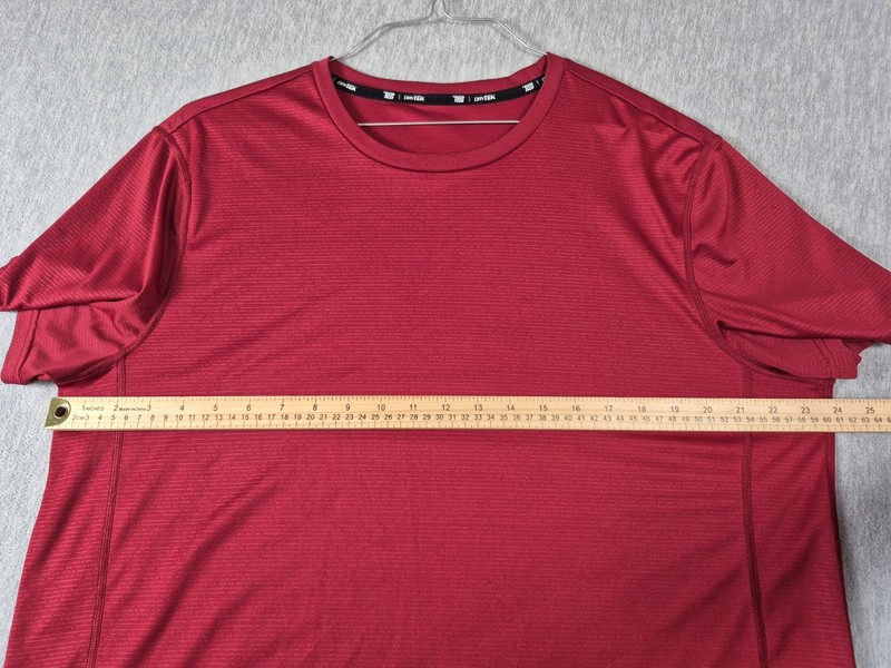 Tek Gear T Shirt DryTek Mens Size XL Biking Red Golf Athletic Jogging Workout gallery