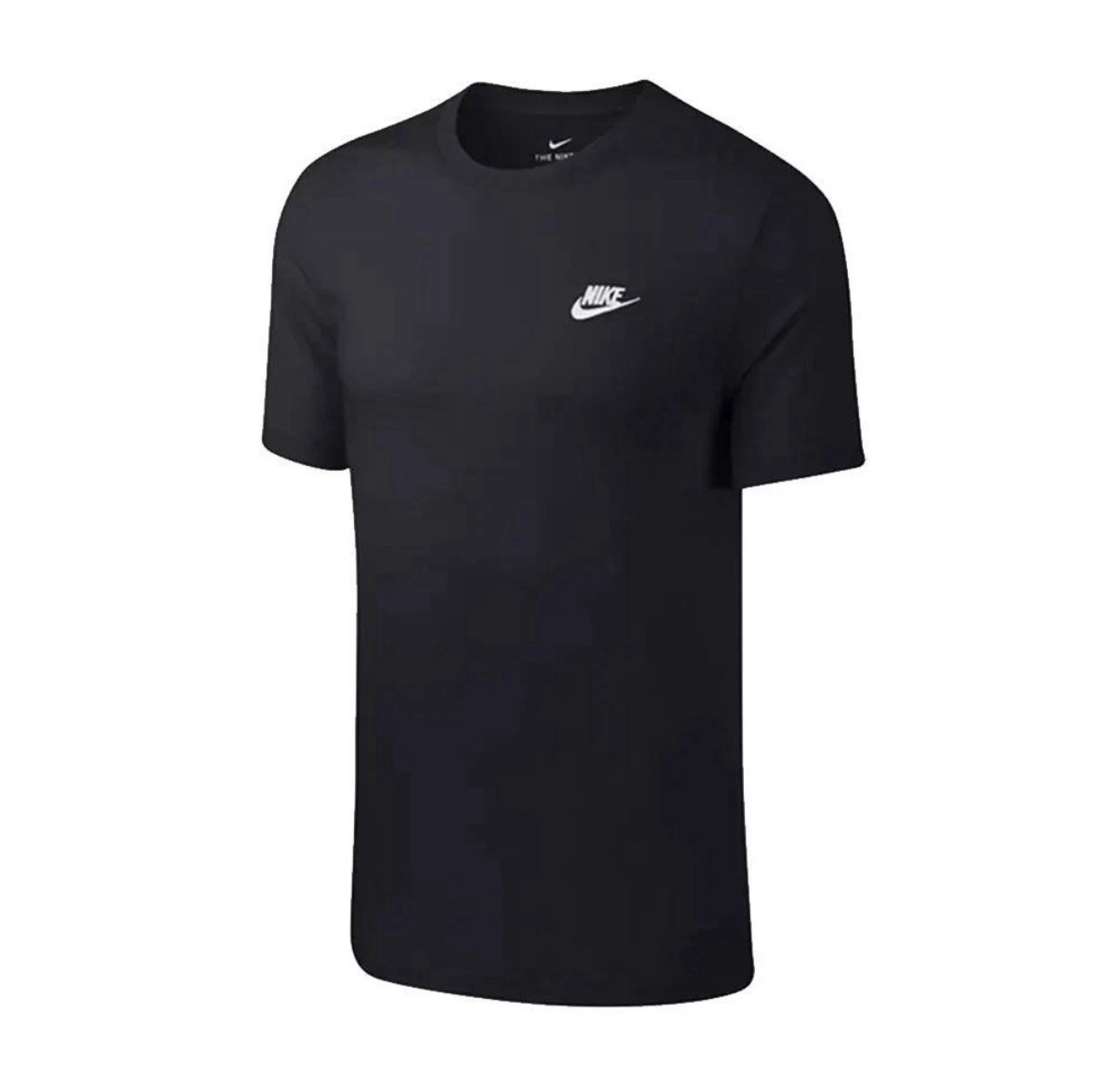 MENS NIKE SPORTSWEAR CLUB T-SHIRT BLACK SIZE MEDIUM [AR4997-013] - BRAND NEW gallery