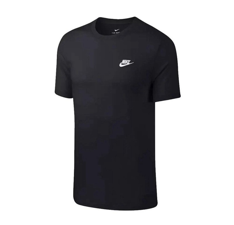 MENS NIKE SPORTSWEAR CLUB T-SHIRT BLACK SIZE MEDIUM [AR4997-013] - BRAND NEW gallery