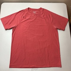 Rhone Shirt Gym Workout Activewear Performance Mens L Red Nylon Blend Raglan