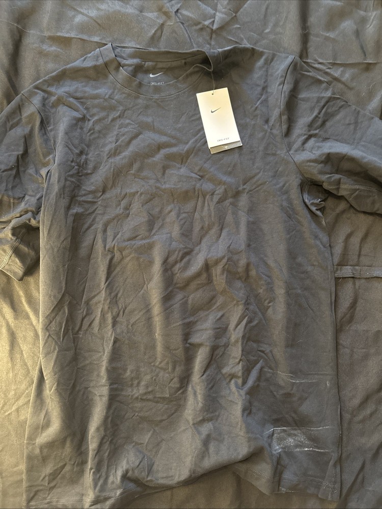 Nike Men's Primary DriFIT Short-Sleeve Versatile Tee Shirt DV9831-010 LT