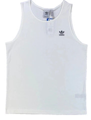 Adidas Men’s Essentials Trefoil Tank Top White Size SMALL JF6601