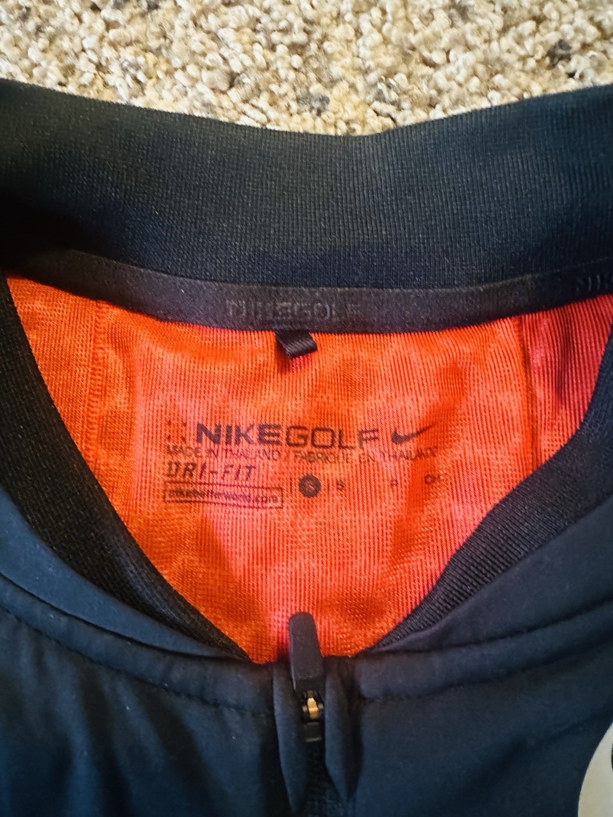 Nike Gilet Mens Sm Golf Tour Performance Dri Fit Half Zip Vest Great gallery