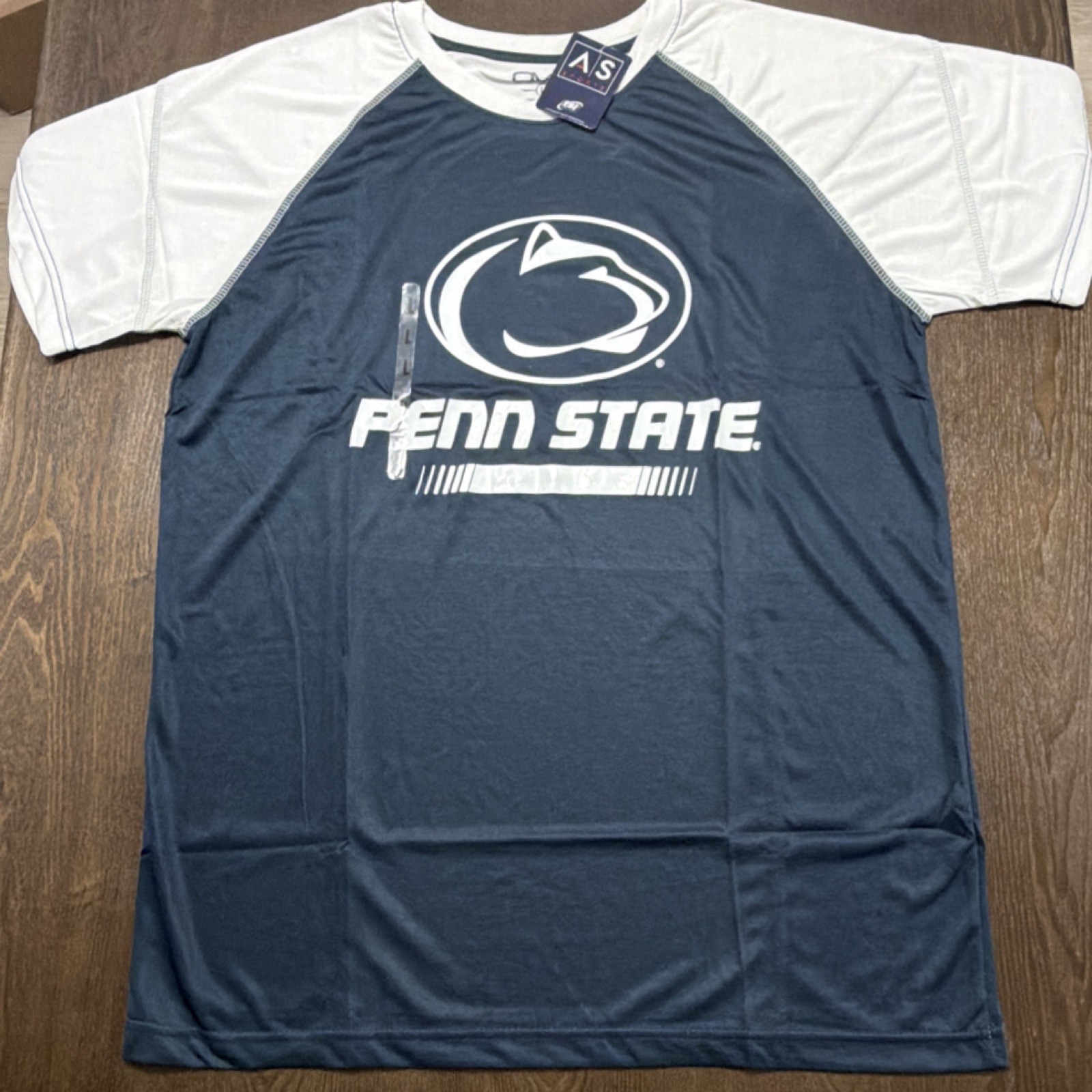 Old Varsity Brand Penn State Men’s L Navy White Jersey T-Shirt Crew Neck. T3 gallery