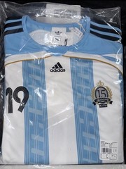 KITH Adidad Messi Jersey Argentina #19 Size Large